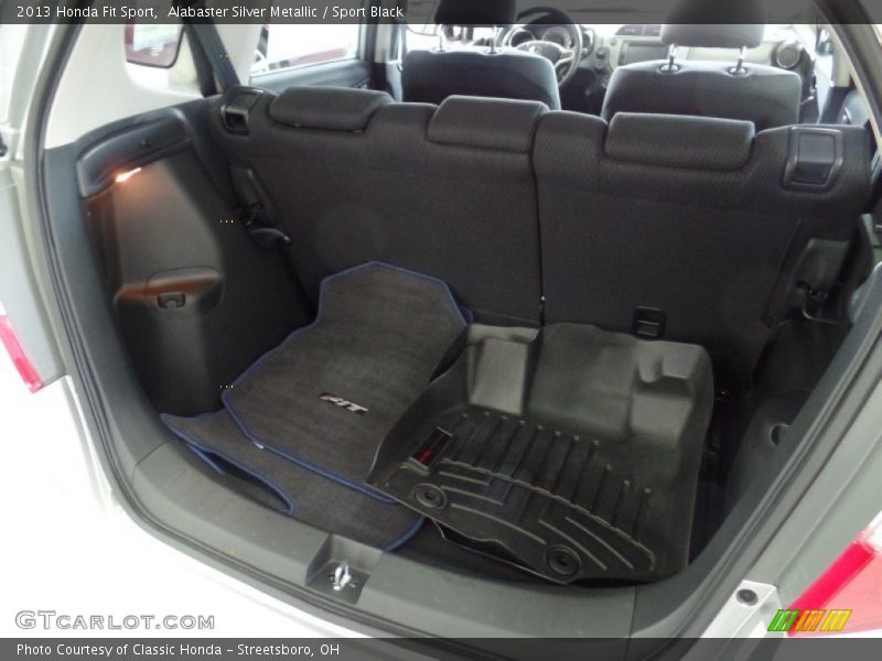 Alabaster Silver Metallic / Sport Black 2013 Honda Fit Sport