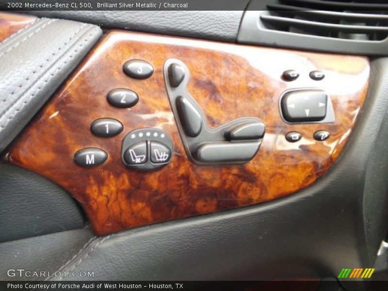 Brilliant Silver Metallic / Charcoal 2002 Mercedes-Benz CL 500