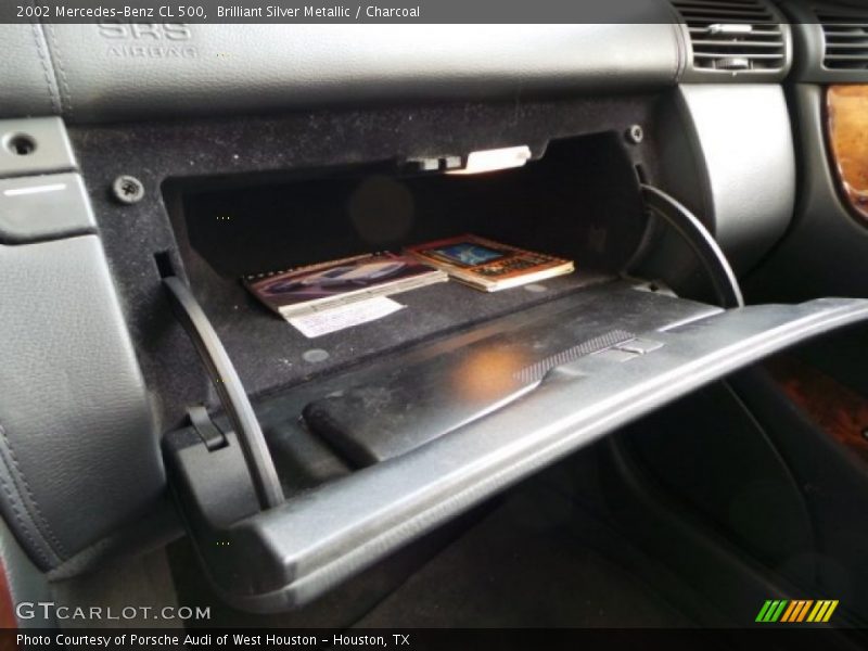 Brilliant Silver Metallic / Charcoal 2002 Mercedes-Benz CL 500