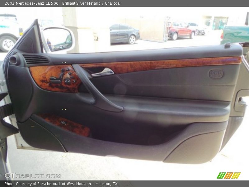 Brilliant Silver Metallic / Charcoal 2002 Mercedes-Benz CL 500