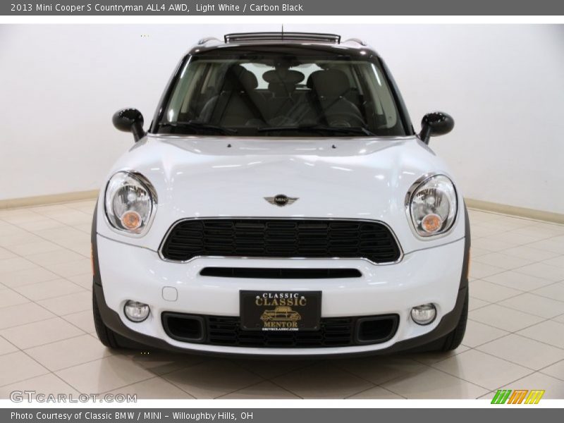 Light White / Carbon Black 2013 Mini Cooper S Countryman ALL4 AWD