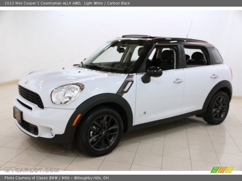 Light White / Carbon Black 2013 Mini Cooper S Countryman ALL4 AWD