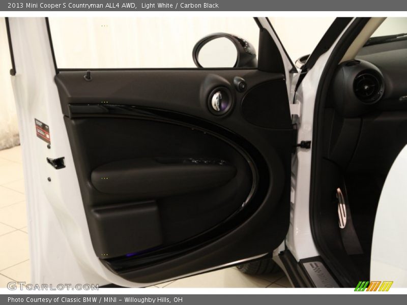 Light White / Carbon Black 2013 Mini Cooper S Countryman ALL4 AWD