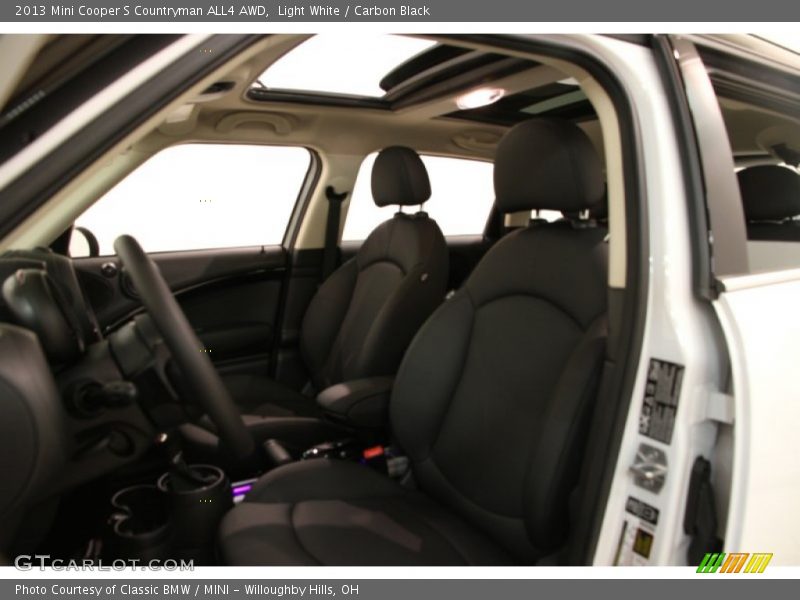 Light White / Carbon Black 2013 Mini Cooper S Countryman ALL4 AWD