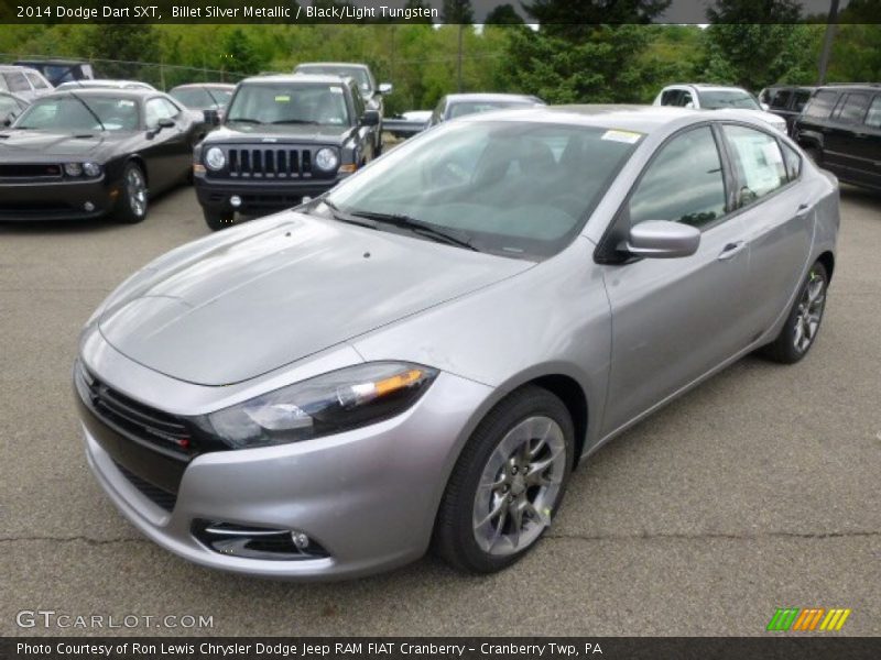 Billet Silver Metallic / Black/Light Tungsten 2014 Dodge Dart SXT