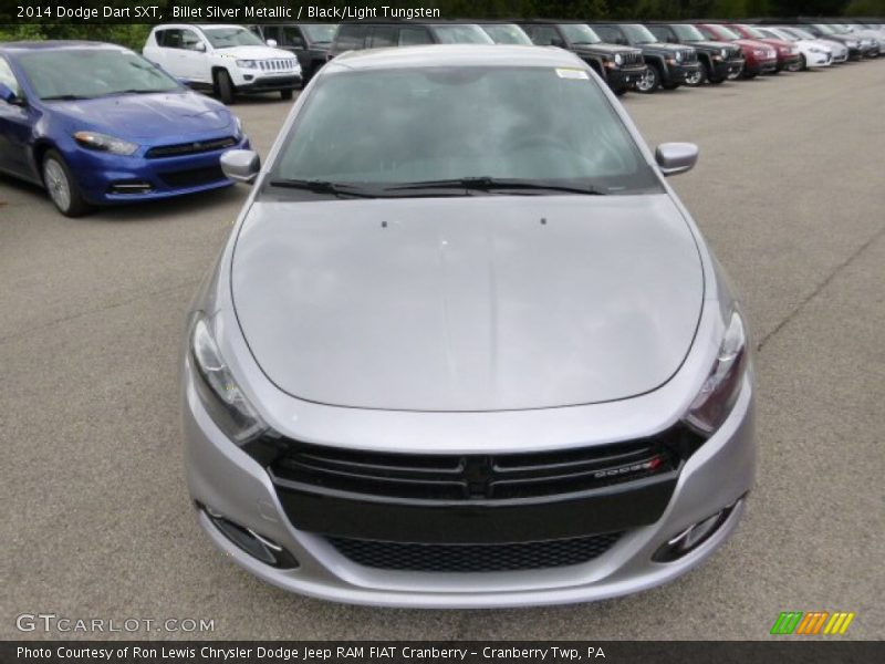 Billet Silver Metallic / Black/Light Tungsten 2014 Dodge Dart SXT