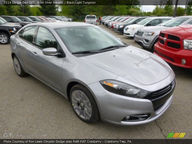 Billet Silver Metallic / Black/Light Tungsten 2014 Dodge Dart SXT