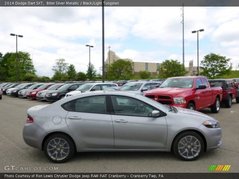 Billet Silver Metallic / Black/Light Tungsten 2014 Dodge Dart SXT