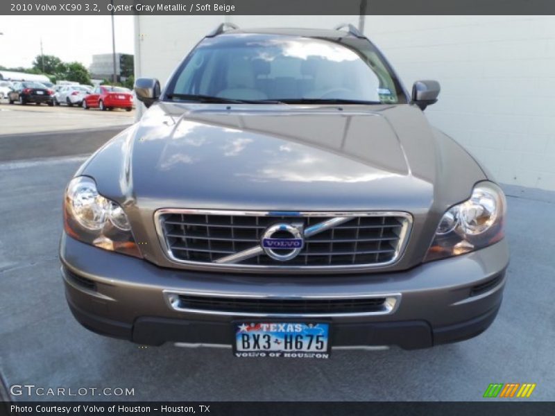 Oyster Gray Metallic / Soft Beige 2010 Volvo XC90 3.2