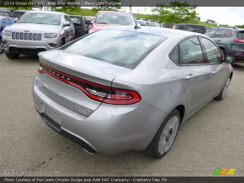 Billet Silver Metallic / Black/Light Tungsten 2014 Dodge Dart SXT