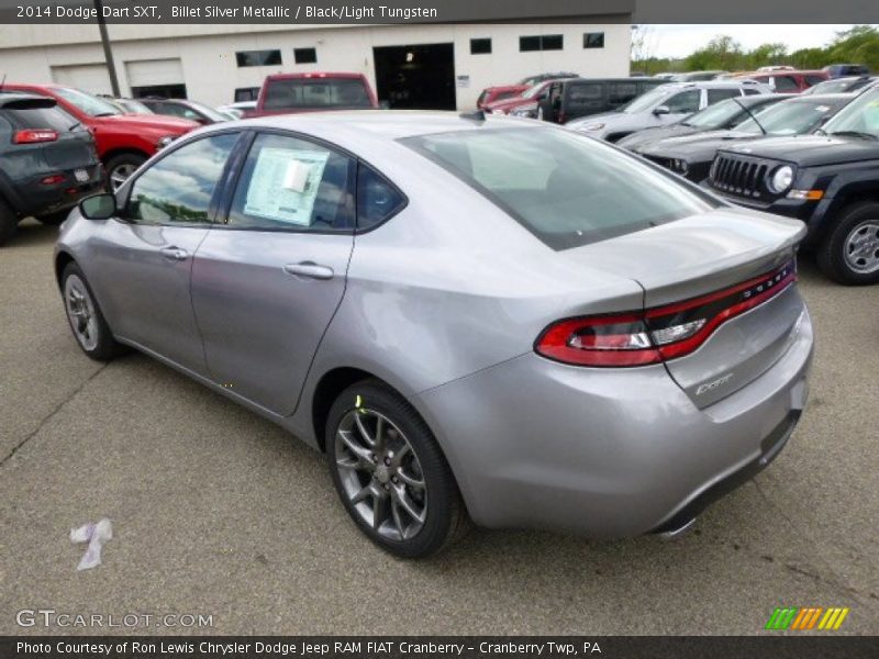 Billet Silver Metallic / Black/Light Tungsten 2014 Dodge Dart SXT
