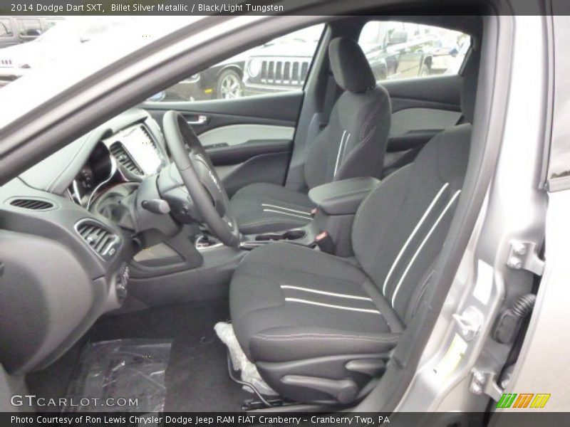 Billet Silver Metallic / Black/Light Tungsten 2014 Dodge Dart SXT