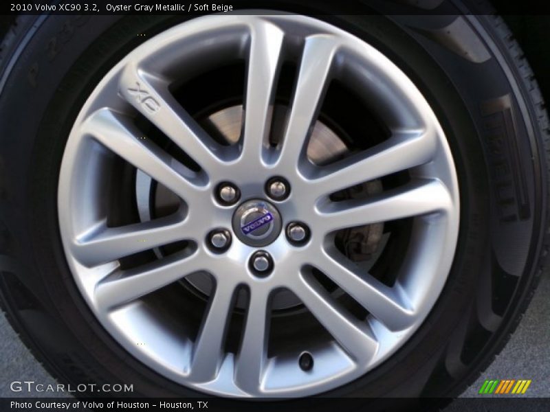 Oyster Gray Metallic / Soft Beige 2010 Volvo XC90 3.2