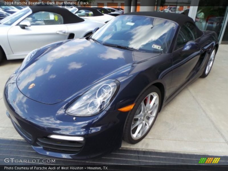 Dark Blue Metallic / Black 2014 Porsche Boxster S