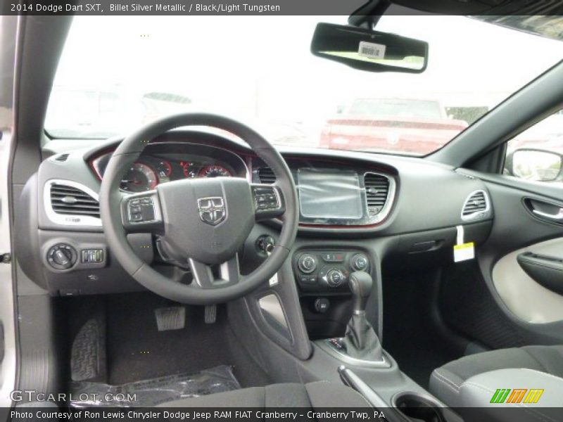 Billet Silver Metallic / Black/Light Tungsten 2014 Dodge Dart SXT