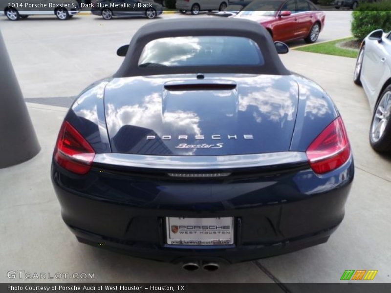 Dark Blue Metallic / Black 2014 Porsche Boxster S