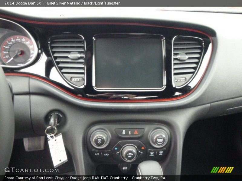 Billet Silver Metallic / Black/Light Tungsten 2014 Dodge Dart SXT