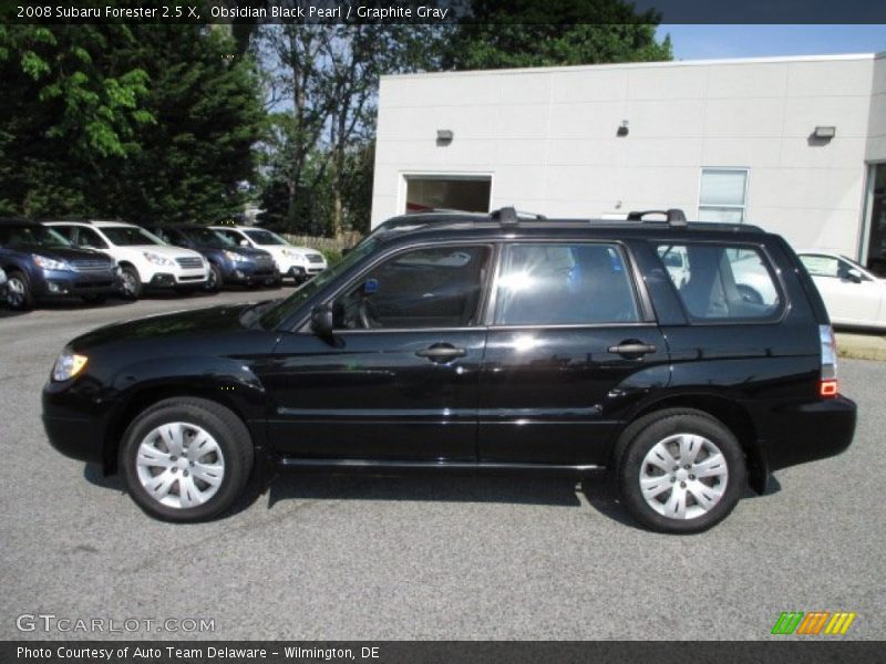 Obsidian Black Pearl / Graphite Gray 2008 Subaru Forester 2.5 X