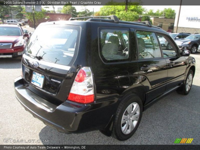 Obsidian Black Pearl / Graphite Gray 2008 Subaru Forester 2.5 X