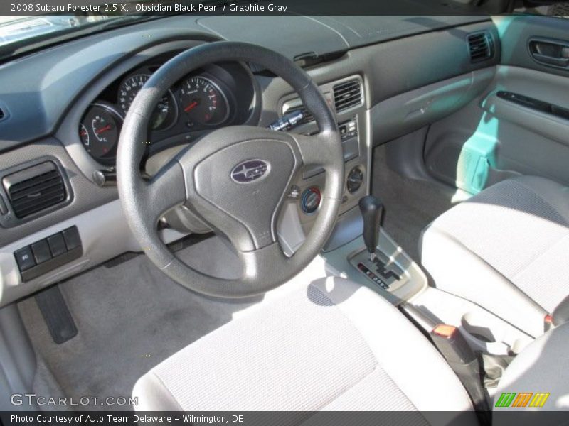 Obsidian Black Pearl / Graphite Gray 2008 Subaru Forester 2.5 X
