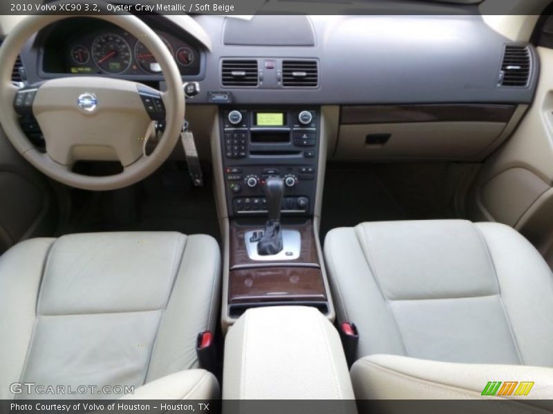 Oyster Gray Metallic / Soft Beige 2010 Volvo XC90 3.2