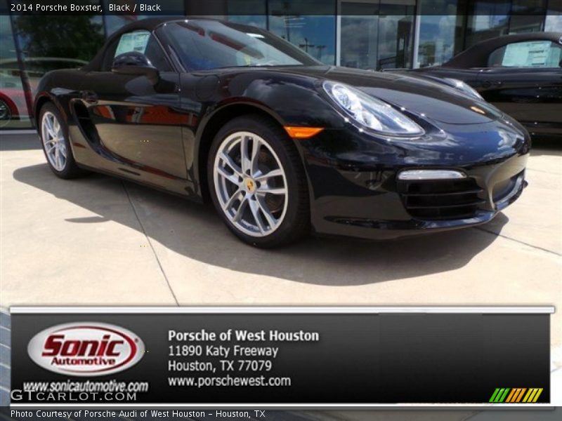 Black / Black 2014 Porsche Boxster