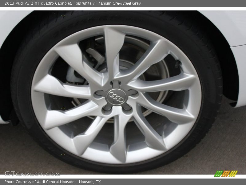 Ibis White / Titanium Grey/Steel Grey 2013 Audi A5 2.0T quattro Cabriolet