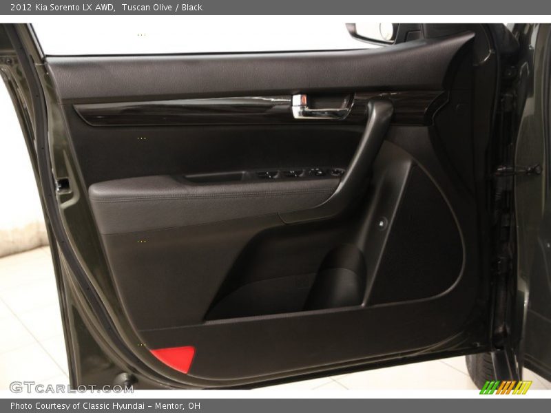 Tuscan Olive / Black 2012 Kia Sorento LX AWD