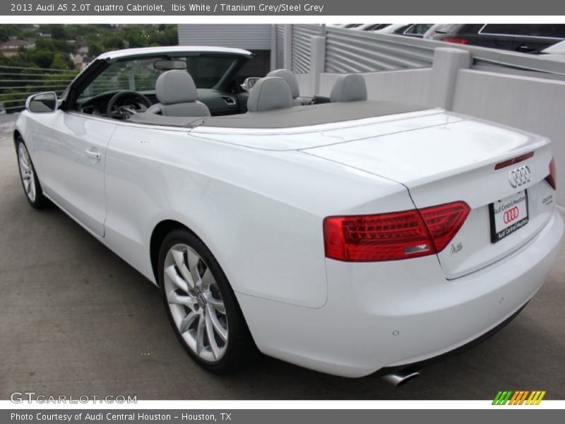 Ibis White / Titanium Grey/Steel Grey 2013 Audi A5 2.0T quattro Cabriolet