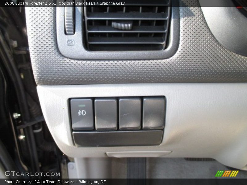 Obsidian Black Pearl / Graphite Gray 2008 Subaru Forester 2.5 X