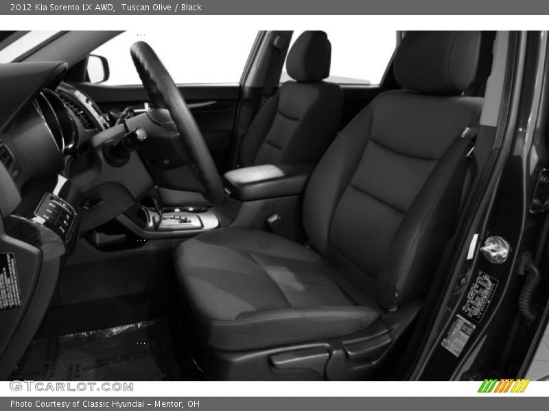 Tuscan Olive / Black 2012 Kia Sorento LX AWD