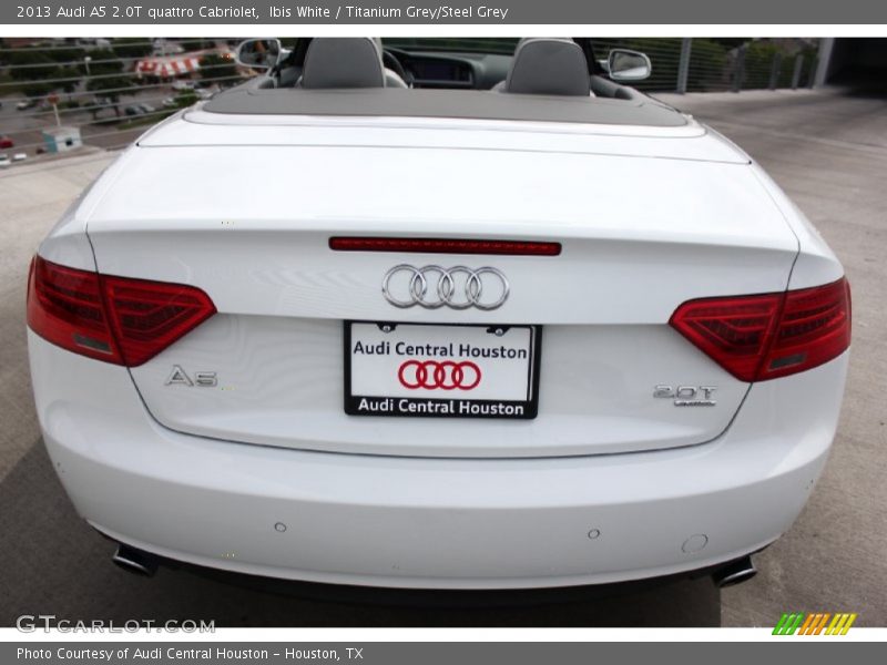 Ibis White / Titanium Grey/Steel Grey 2013 Audi A5 2.0T quattro Cabriolet