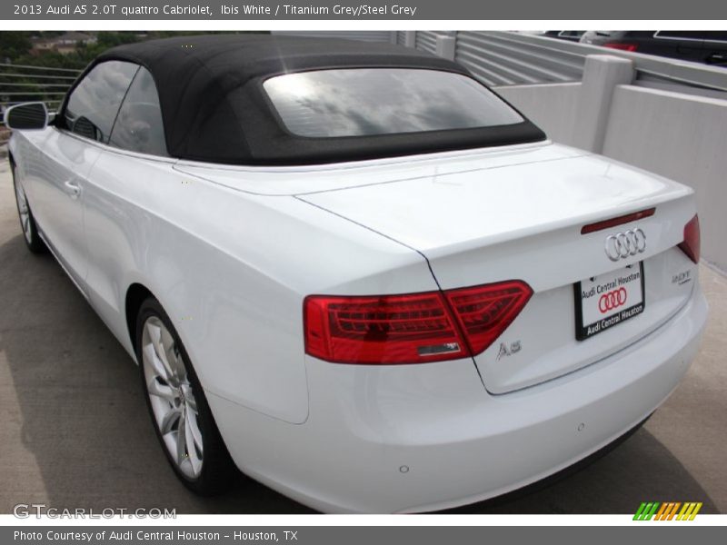 Ibis White / Titanium Grey/Steel Grey 2013 Audi A5 2.0T quattro Cabriolet