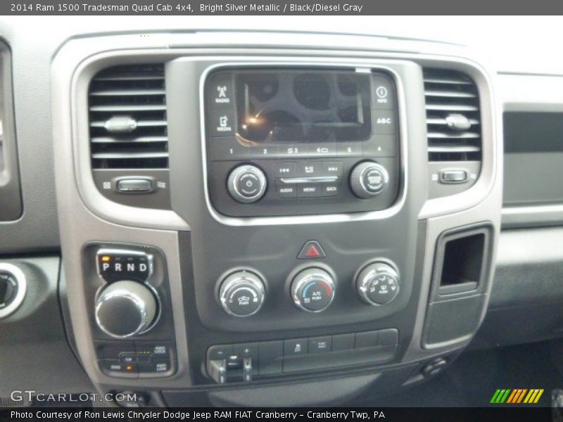 Bright Silver Metallic / Black/Diesel Gray 2014 Ram 1500 Tradesman Quad Cab 4x4