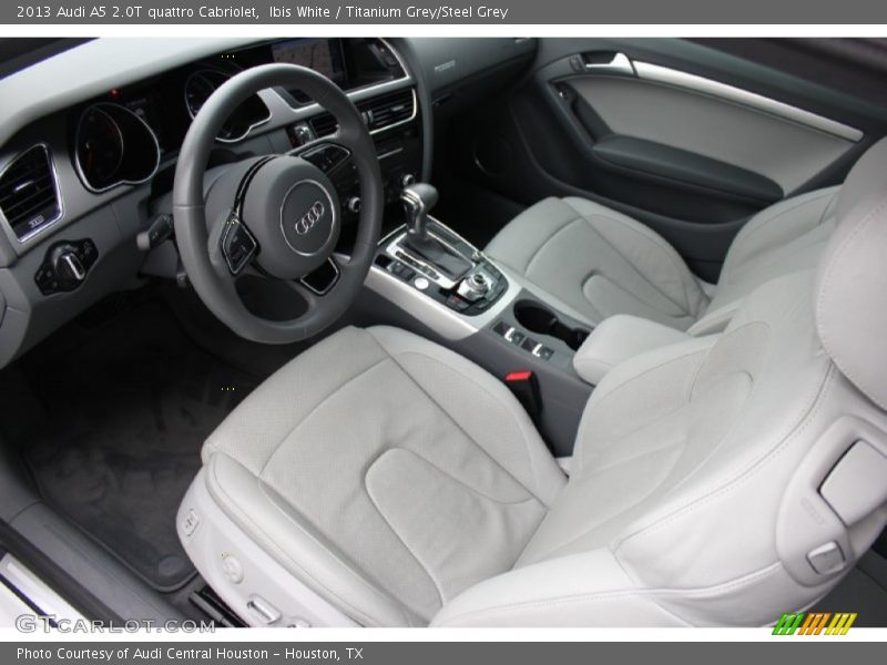  2013 A5 2.0T quattro Cabriolet Titanium Grey/Steel Grey Interior