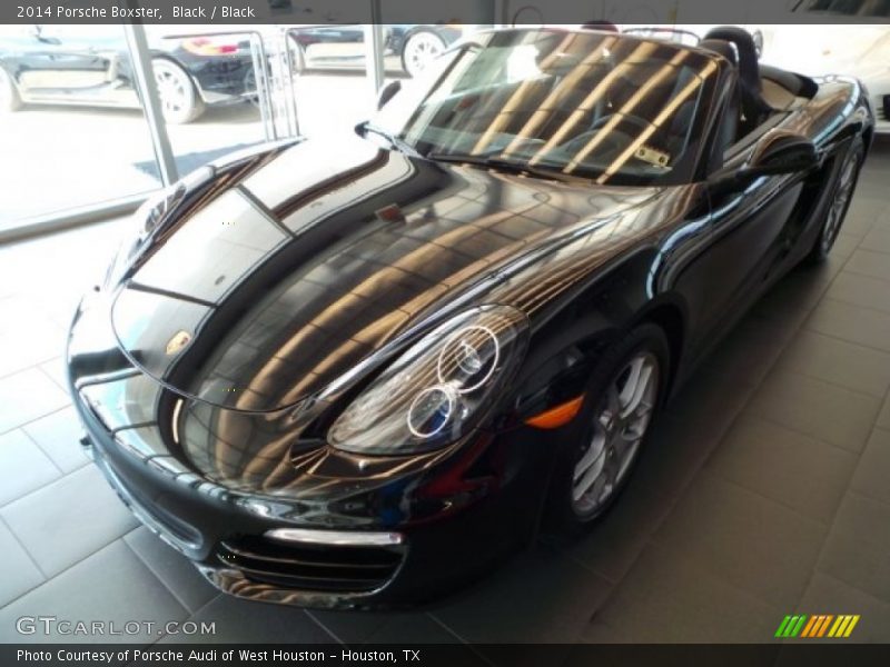 Black / Black 2014 Porsche Boxster