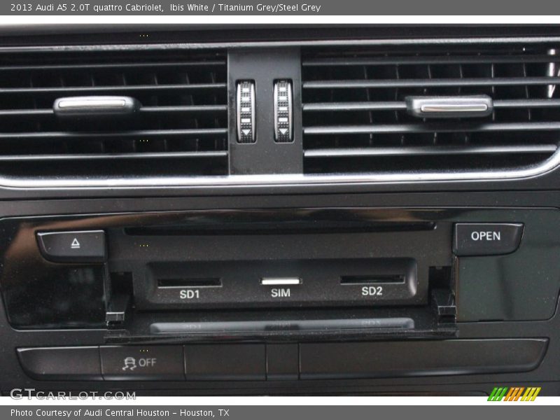 Ibis White / Titanium Grey/Steel Grey 2013 Audi A5 2.0T quattro Cabriolet