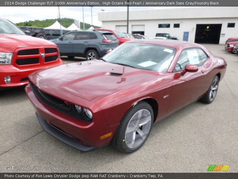 High Octane Red Pearl / Anniversary Dark Slate Gray/Foundry Black 2014 Dodge Challenger R/T 100th Anniversary Edition