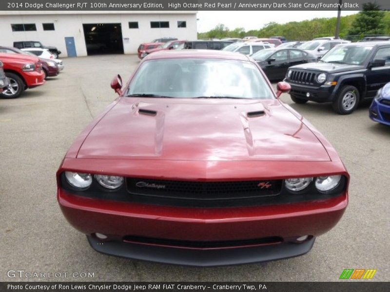 High Octane Red Pearl / Anniversary Dark Slate Gray/Foundry Black 2014 Dodge Challenger R/T 100th Anniversary Edition