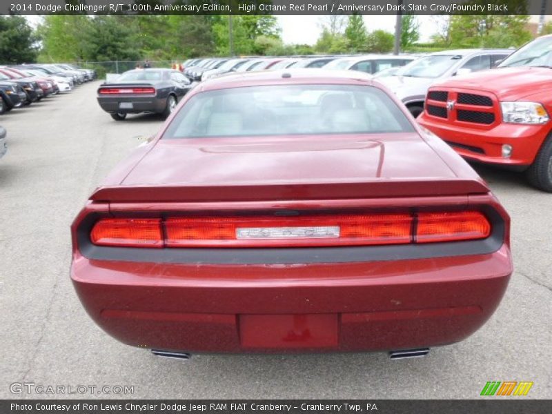 High Octane Red Pearl / Anniversary Dark Slate Gray/Foundry Black 2014 Dodge Challenger R/T 100th Anniversary Edition