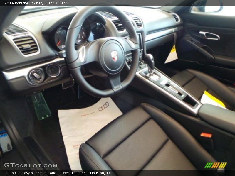 Black / Black 2014 Porsche Boxster