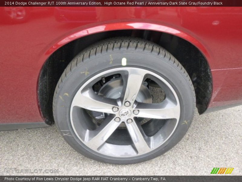 High Octane Red Pearl / Anniversary Dark Slate Gray/Foundry Black 2014 Dodge Challenger R/T 100th Anniversary Edition