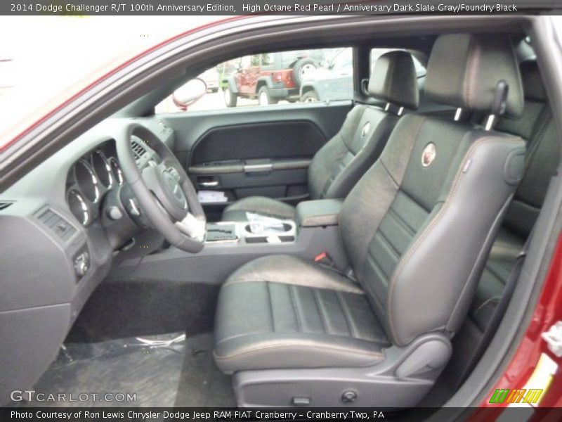 High Octane Red Pearl / Anniversary Dark Slate Gray/Foundry Black 2014 Dodge Challenger R/T 100th Anniversary Edition