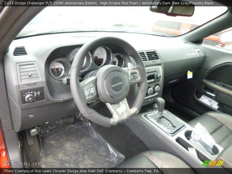 High Octane Red Pearl / Anniversary Dark Slate Gray/Foundry Black 2014 Dodge Challenger R/T 100th Anniversary Edition