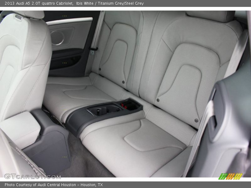 Rear Seat of 2013 A5 2.0T quattro Cabriolet