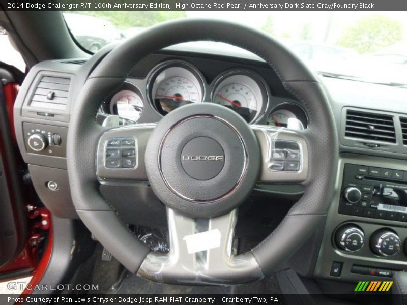 High Octane Red Pearl / Anniversary Dark Slate Gray/Foundry Black 2014 Dodge Challenger R/T 100th Anniversary Edition