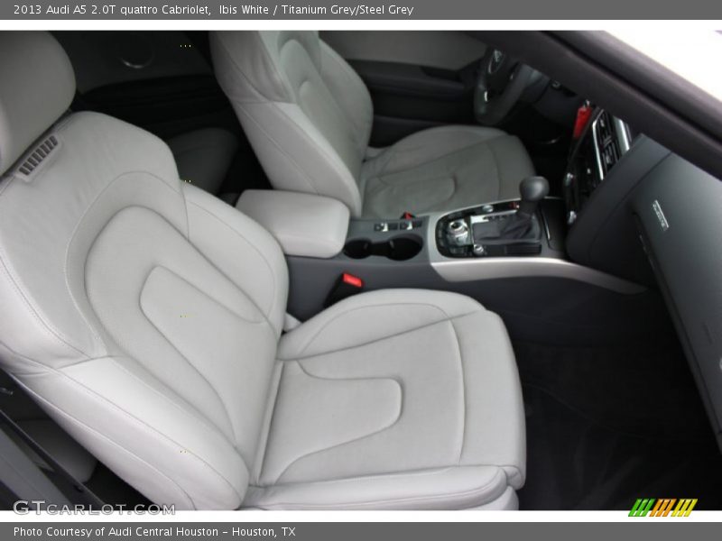Ibis White / Titanium Grey/Steel Grey 2013 Audi A5 2.0T quattro Cabriolet