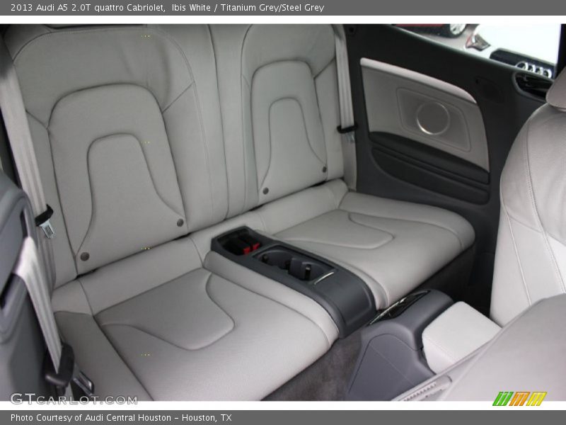 Rear Seat of 2013 A5 2.0T quattro Cabriolet
