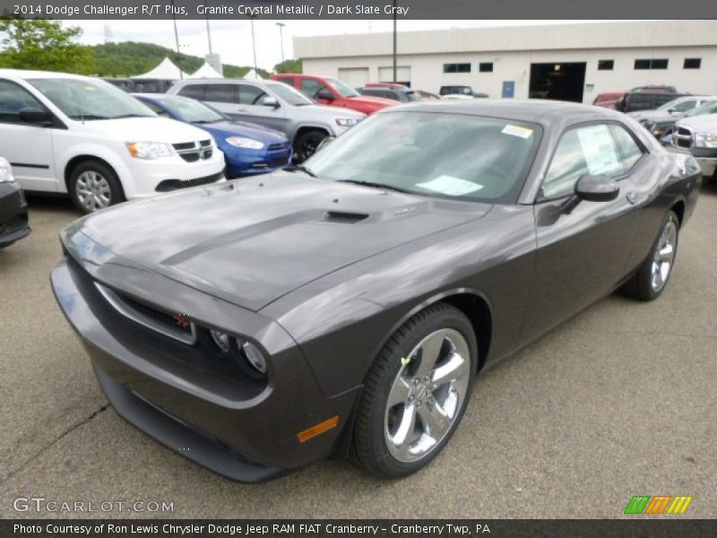 Granite Crystal Metallic / Dark Slate Gray 2014 Dodge Challenger R/T Plus