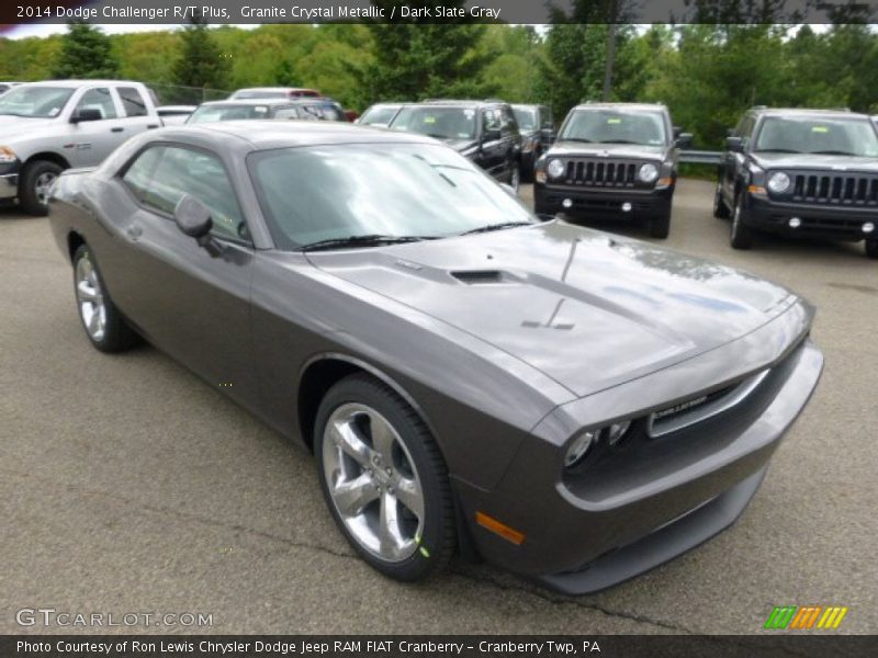 Granite Crystal Metallic / Dark Slate Gray 2014 Dodge Challenger R/T Plus